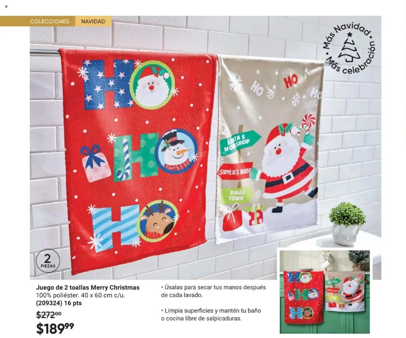 Nuevas ofertas de AVON válidas en toda la República Mexicana desde el 28.11.2025. ¡Encuentra las mejores ofertas en AVON Casa & Estilo 18 2025! | Página: 34 | Productos: Juego, Cocina, Toallas, Baño