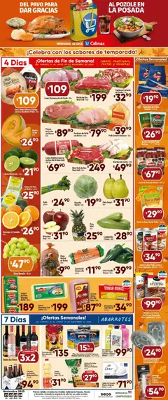 Vista previa de Calimax folleto Rosarito, nuevo folleto de la tienda, válido en México a partir del 21.11.2025