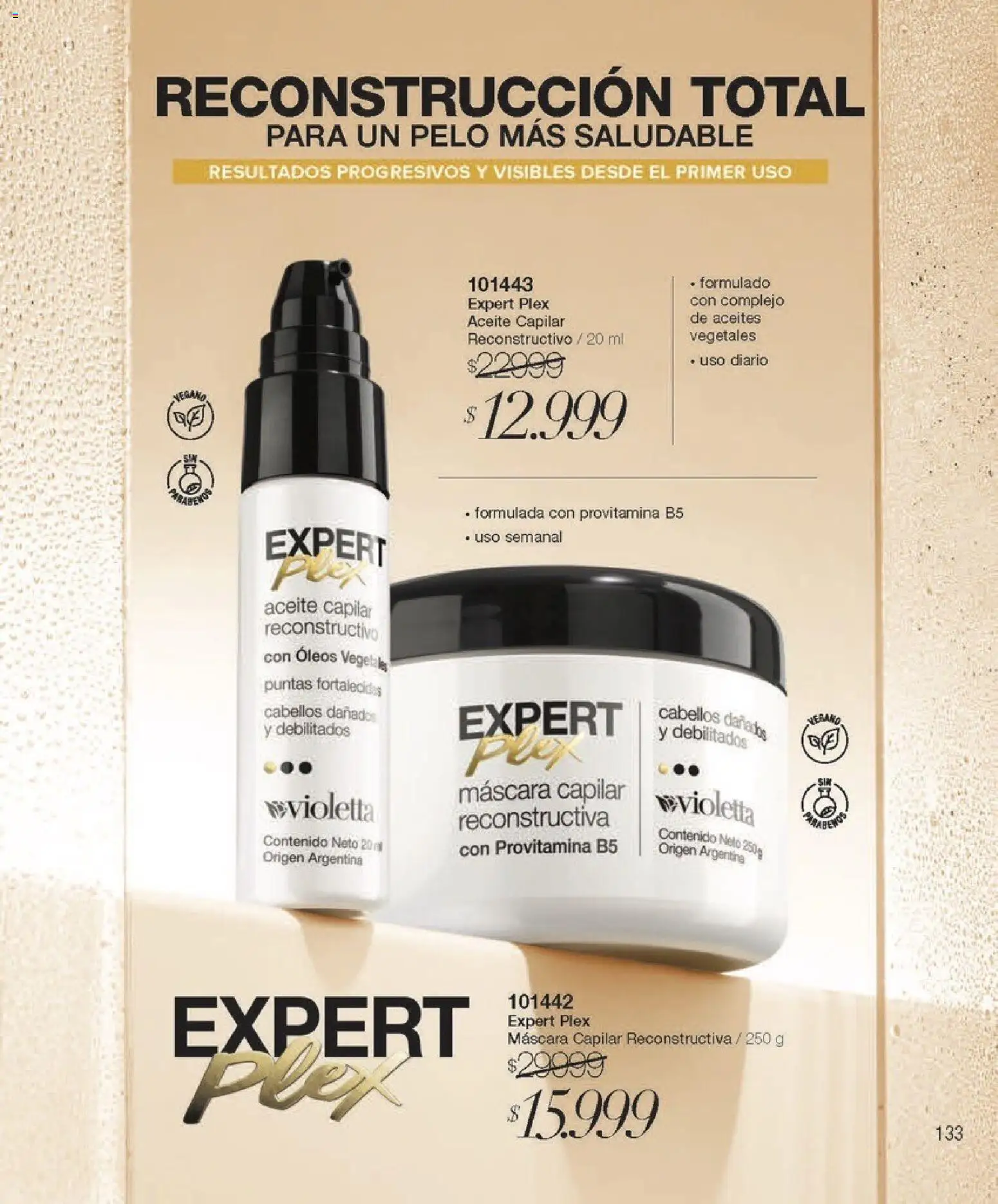 Violetta - Violetta Cosméticos │ válido desde el 05.02.2026 | Página: 133 | Productos: Aceite, Máscara