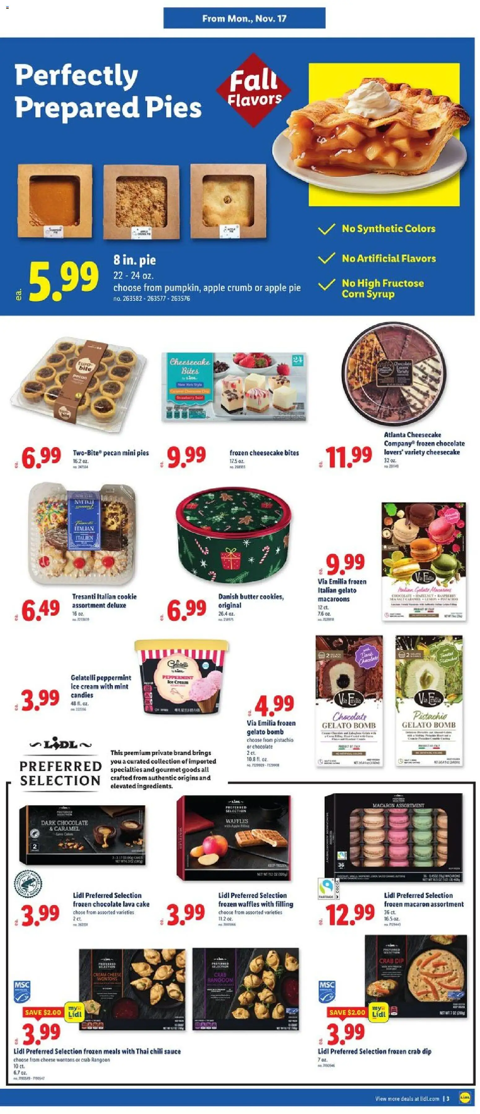 Lidl Weekly Ad - GA - valid from 12.11.2025 | Page: 3 | Products: Peppermint, Butter, Candies, Cream
