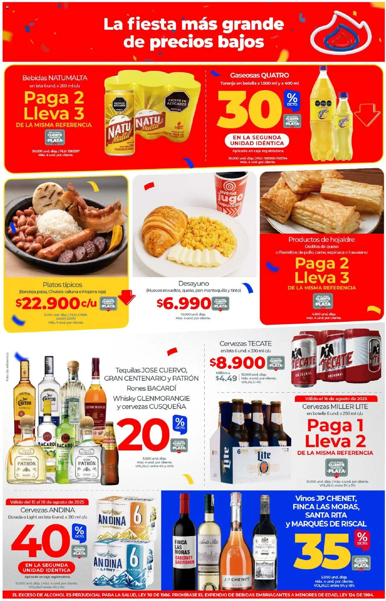 Olímpica revista - valida desde el 13.08.2025 | Página: 5 | Productos: Botella, Toronja, Pan, Tintura