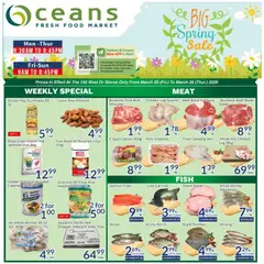 Preview of Oceans weekly flyer - Brampton from shop Oceans valid from 20.03.2026