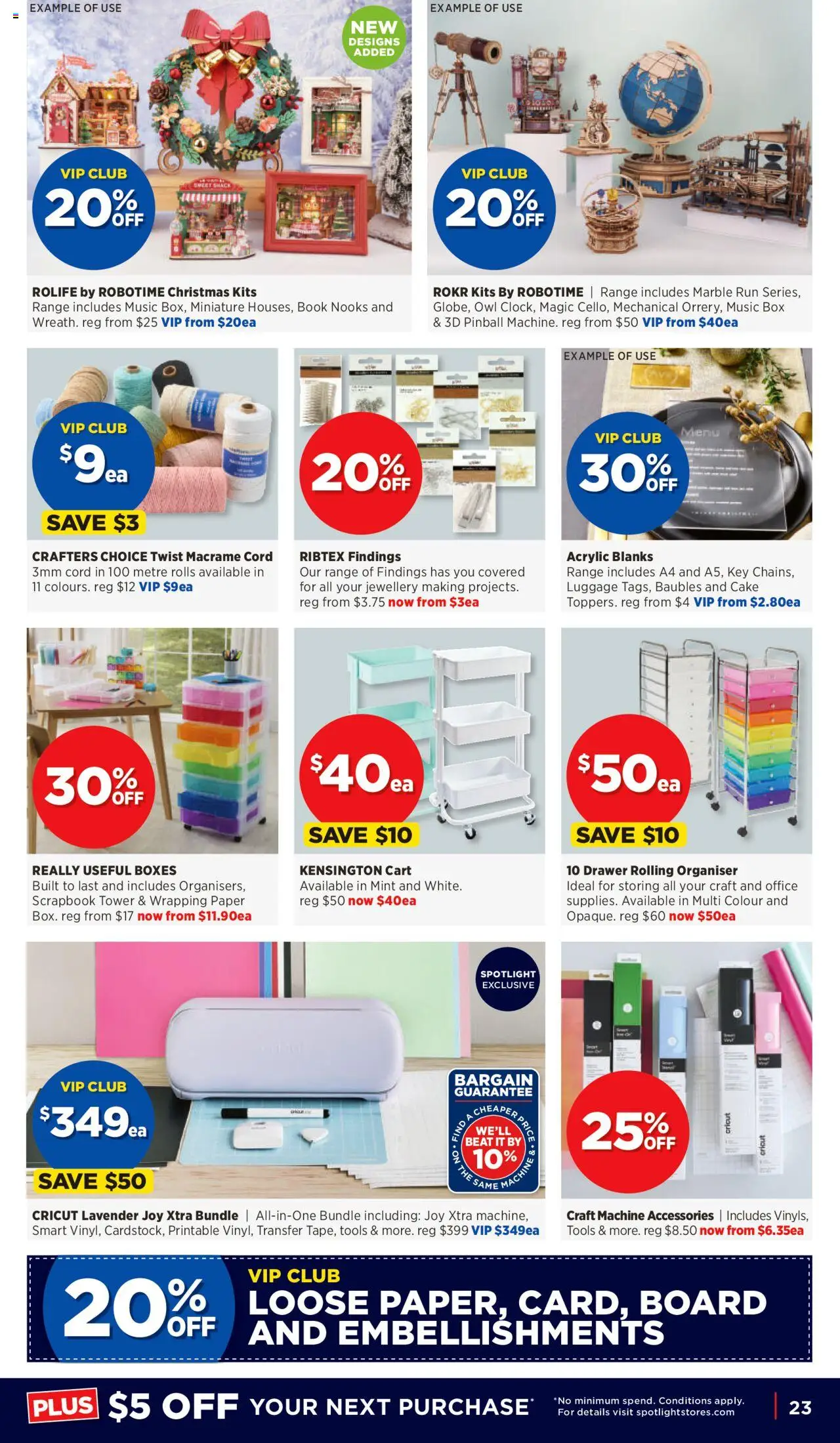 Spotlight catalogue - valid from 15.10.2025 | Page: 23 | Products: Box, Drawer, Jewellery, Kits