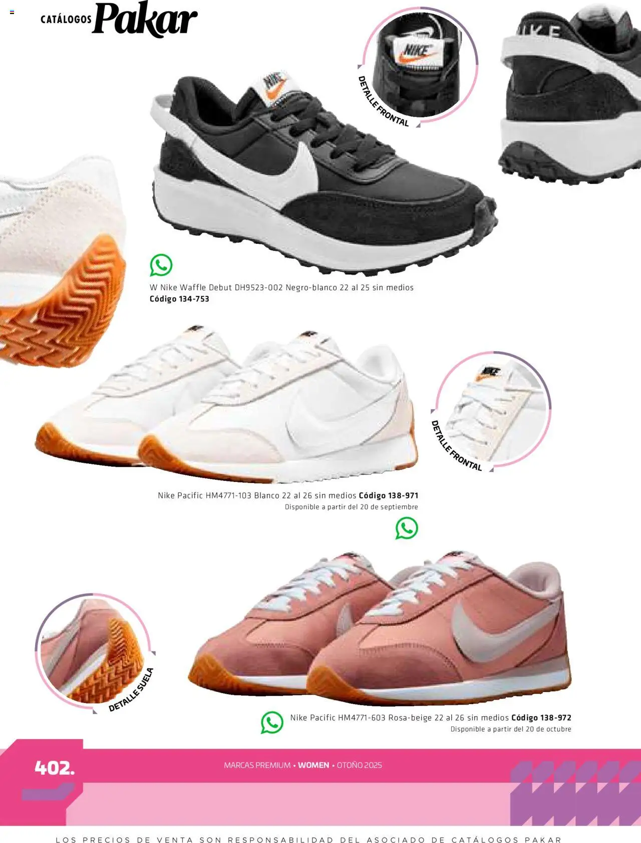 Nuevas ofertas de SC Pakar válidas en toda la República Mexicana desde el 29.08.2025. ¡Encuentra las mejores ofertas en SC Pakar - Catálogo Otoño Women! | Página: 402
