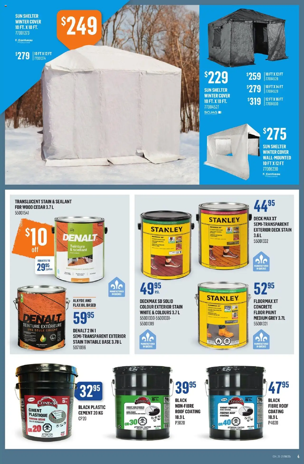 Canac flyer valid from 21.08.2025 | Page: 4 | Products: Oil