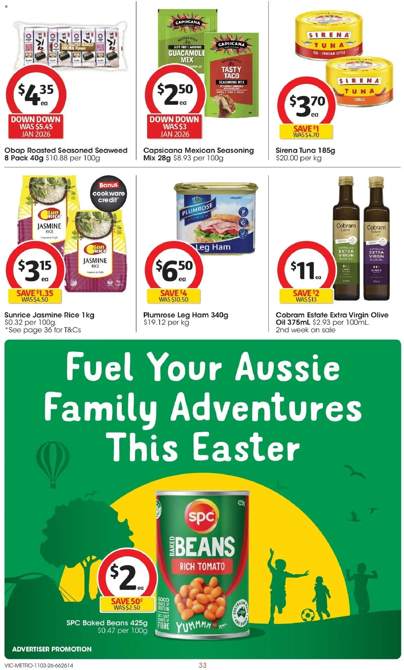 Coles catalogue - valid from 11.03.2026 | Page: 33 | Products: Oil, Cookware, Olive oil, Chilli
