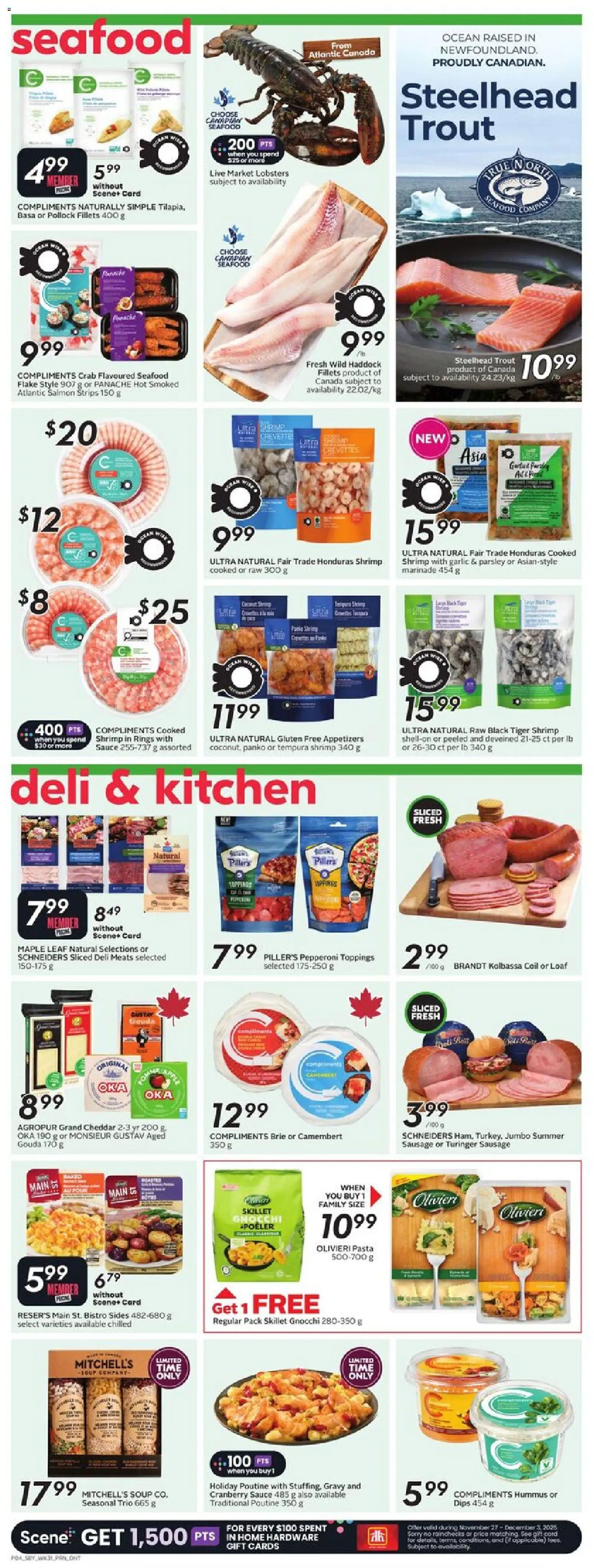 Sobeys flyer valid from 27.11.2025 | Page: 7 | Products: Pasta