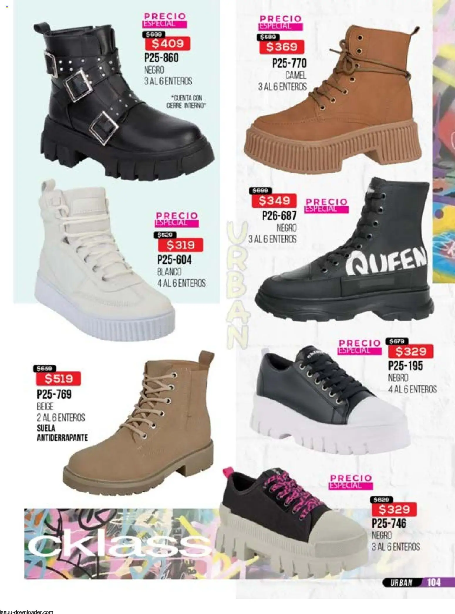 Nuevas ofertas de Cklass válidas en toda la República Mexicana desde el 31.10.2025. ¡Encuentra las mejores ofertas en Cklass catálogo Súper Rebajas Calzado! | Página: 105