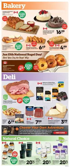Preview of Calgary Co-op weekly flyer / circulaire from shop Calgary Co-op valid from 15.01.2026 | Page: 6 | Products: Bakery, Cheese, Bread, Salami