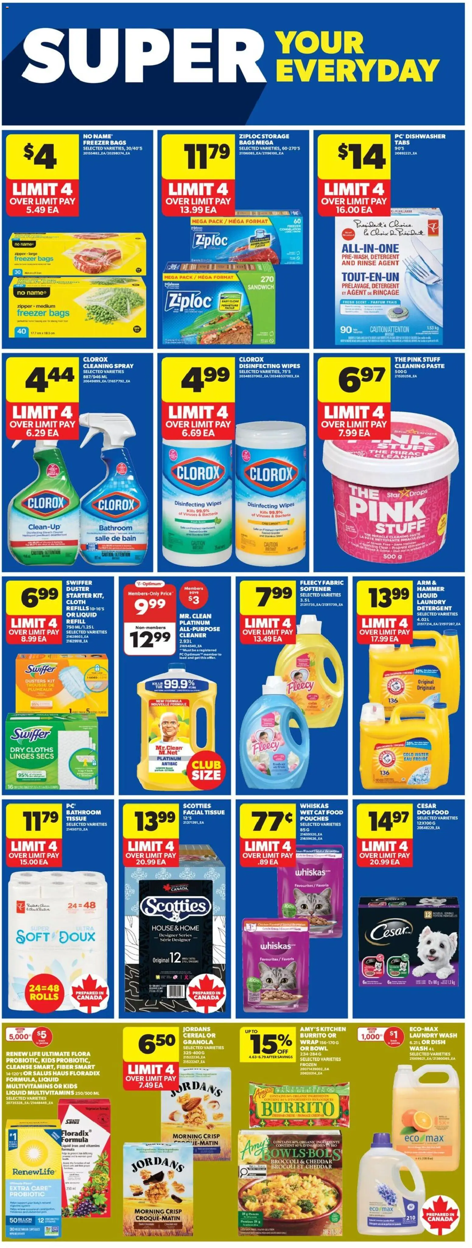 Real Canadian Superstore flyer valid from 09.04.2026 | Page: 17 | Products: Freezer, Dishwasher, Cheese, Chicken