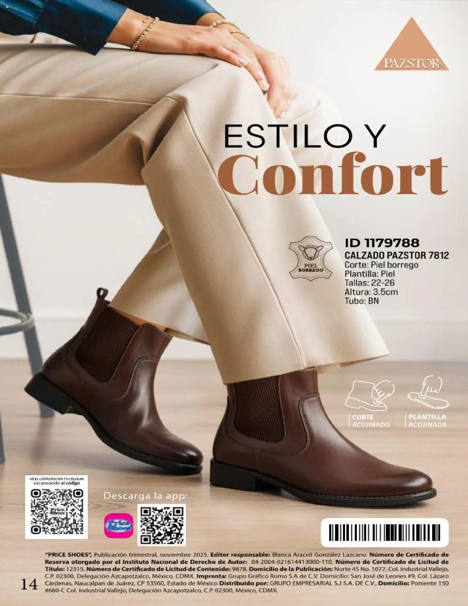 Nuevas ofertas de Price Shoes válidas en toda la República Mexicana desde el 15.11.2025. ¡Encuentra las mejores ofertas en Price Shoes catálogo Comodidad! | Página: 8