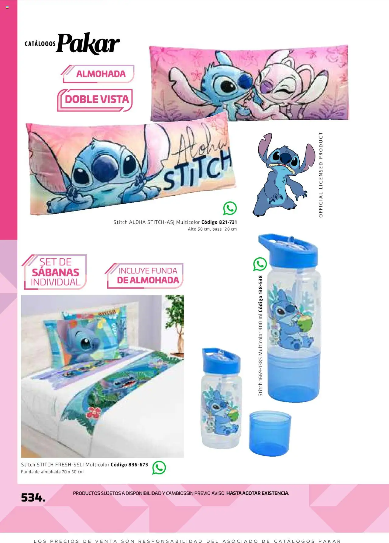 Nuevas ofertas de SC Pakar válidas en toda la República Mexicana desde el 29.08.2025. ¡Encuentra las mejores ofertas en SC Pakar - Catálogo Otoño Women! | Página: 534 | Productos: Funda, Funda de almohada, Almohada, Sabanas