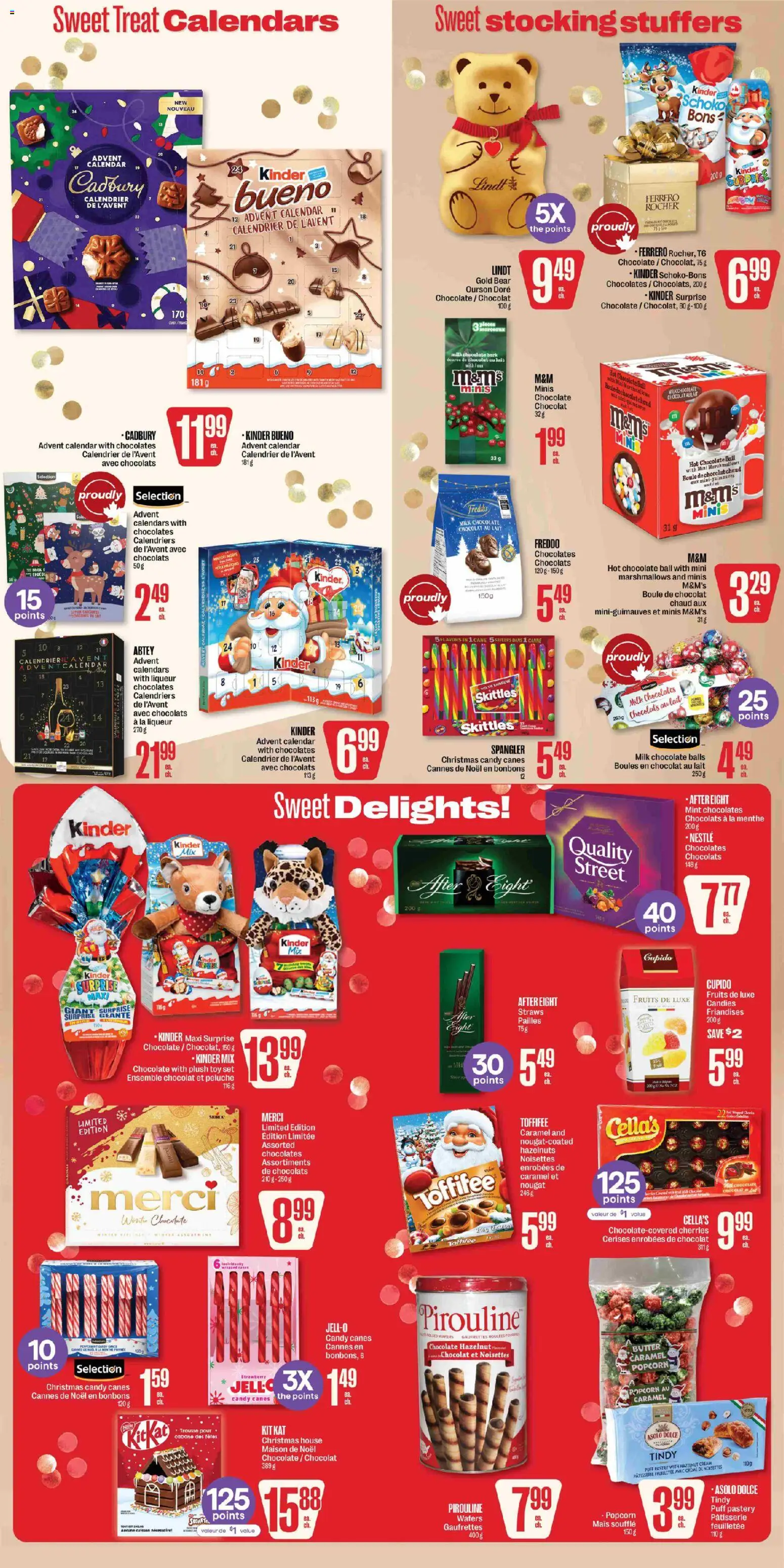 Jean Coutu flyer valid from 27.11.2025 | Page: 5 | Products: Candies, Milk, Butter, Chocolate