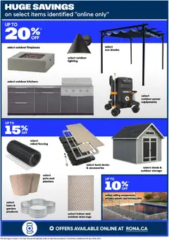 Preview of Rona weekly flyer from shop Rona valid from 26.03.2026 | Page: 21