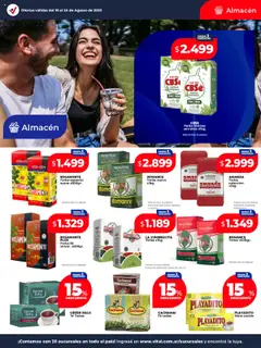 Vital ofertas │ válido desde el 18.08.2025 | Página: 15 | Productos: Mate, Yerba, Té, Mate cocido
