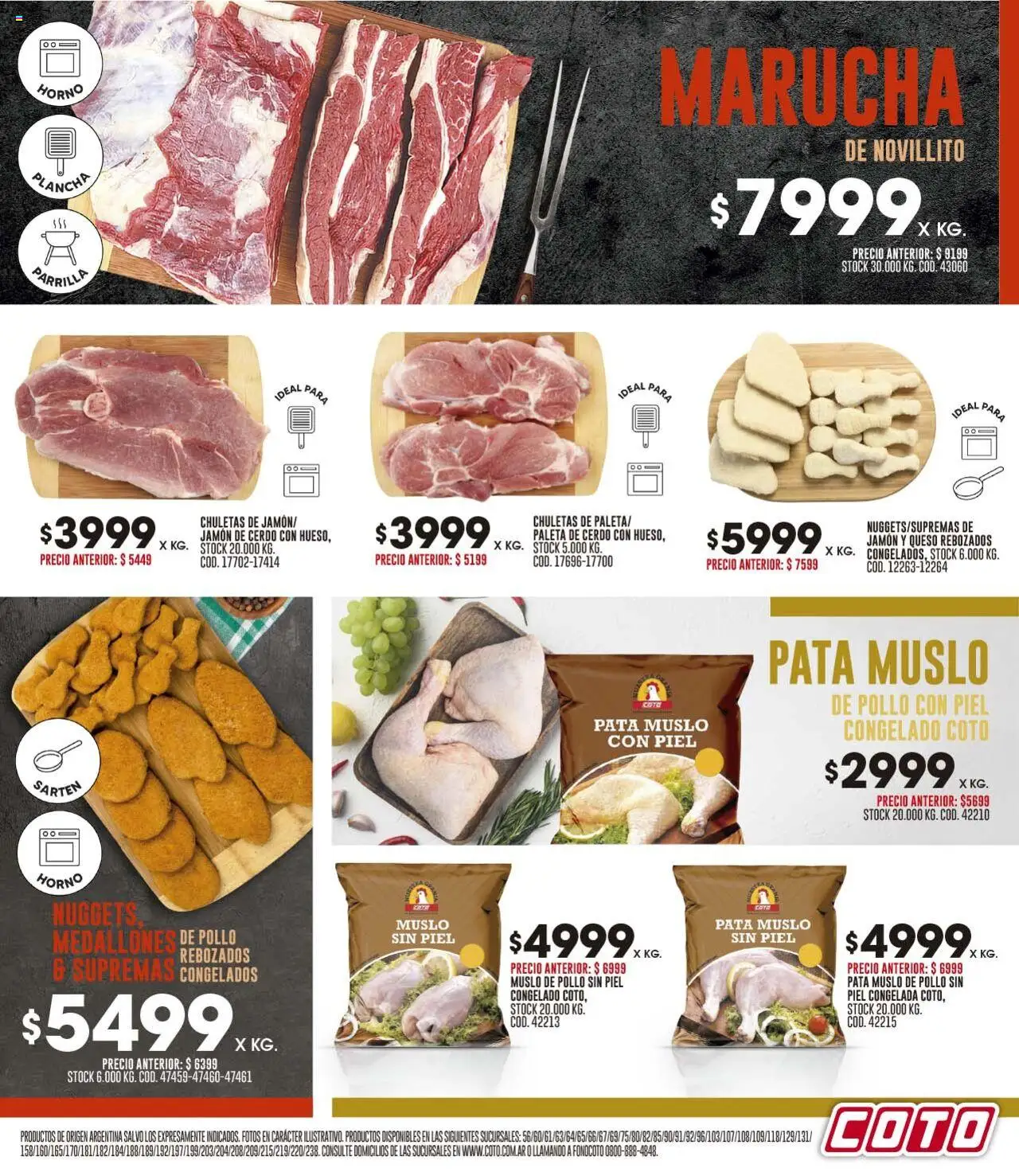 Coto ofertas │ válido desde el 25.08.2025 | Página: 3 | Productos: Parrilla, Pollo, Plancha, Jamón