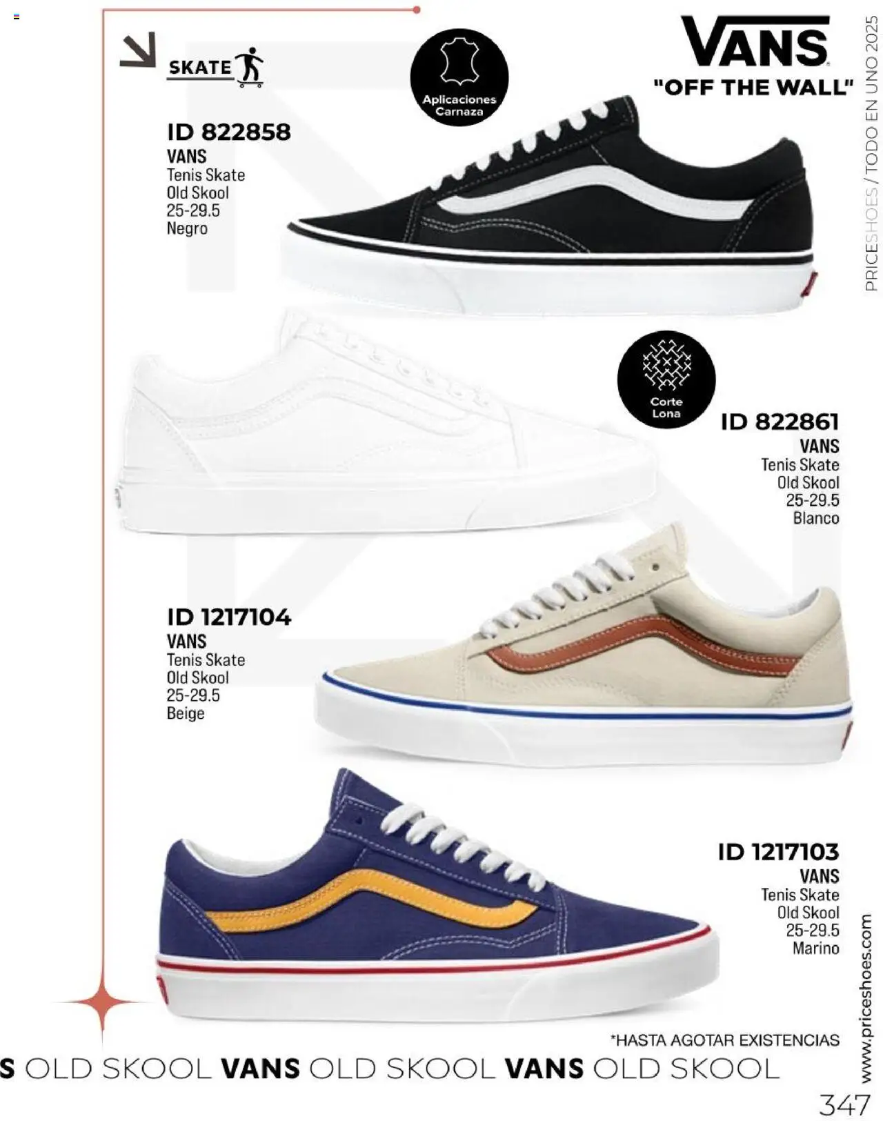 Nuevas ofertas de Price Shoes válidas en toda la República Mexicana desde el 05.05.2025. ¡Encuentra las mejores ofertas en Price Shoes catálogo Todo En 1 2025! | Página: 345 | Productos: Tenis, Lona