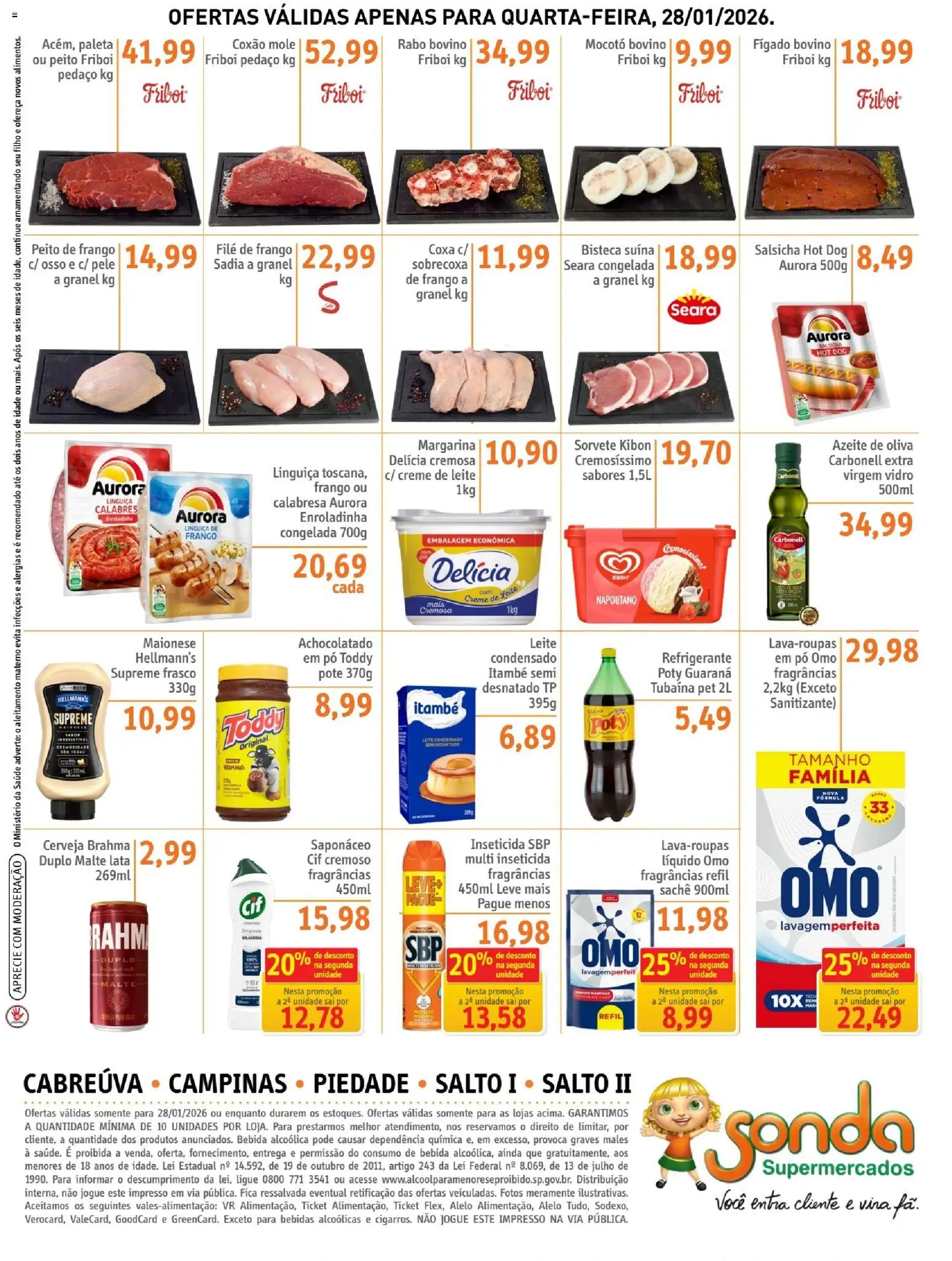 Sonda Folheto - válido de 28.01.2026 | Página: 4 | Produtos: Pó, Maionese, Inseticida, Margarina