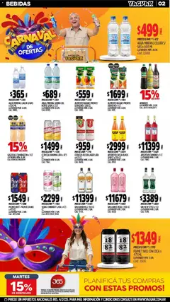 Vista previa Yaguar - Oferta Semanal Córdoba válido desde el 02.02.2026 | Página: 2 | Productos: Vodka, Gin, Fernet, Sierra