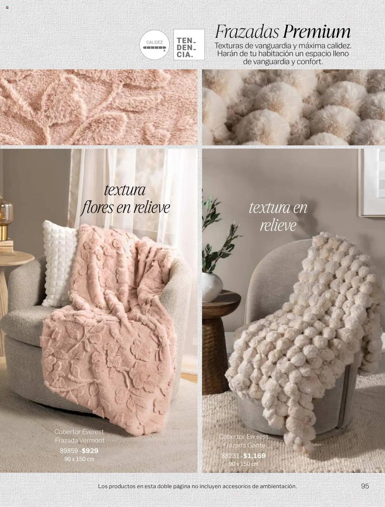 Nuevas ofertas de Vianney válidas en toda la República Mexicana desde el 15.08.2025. ¡Encuentra las mejores ofertas en Vianney - Catálogo Invierno! | Página: 97 | Productos: Cobertor