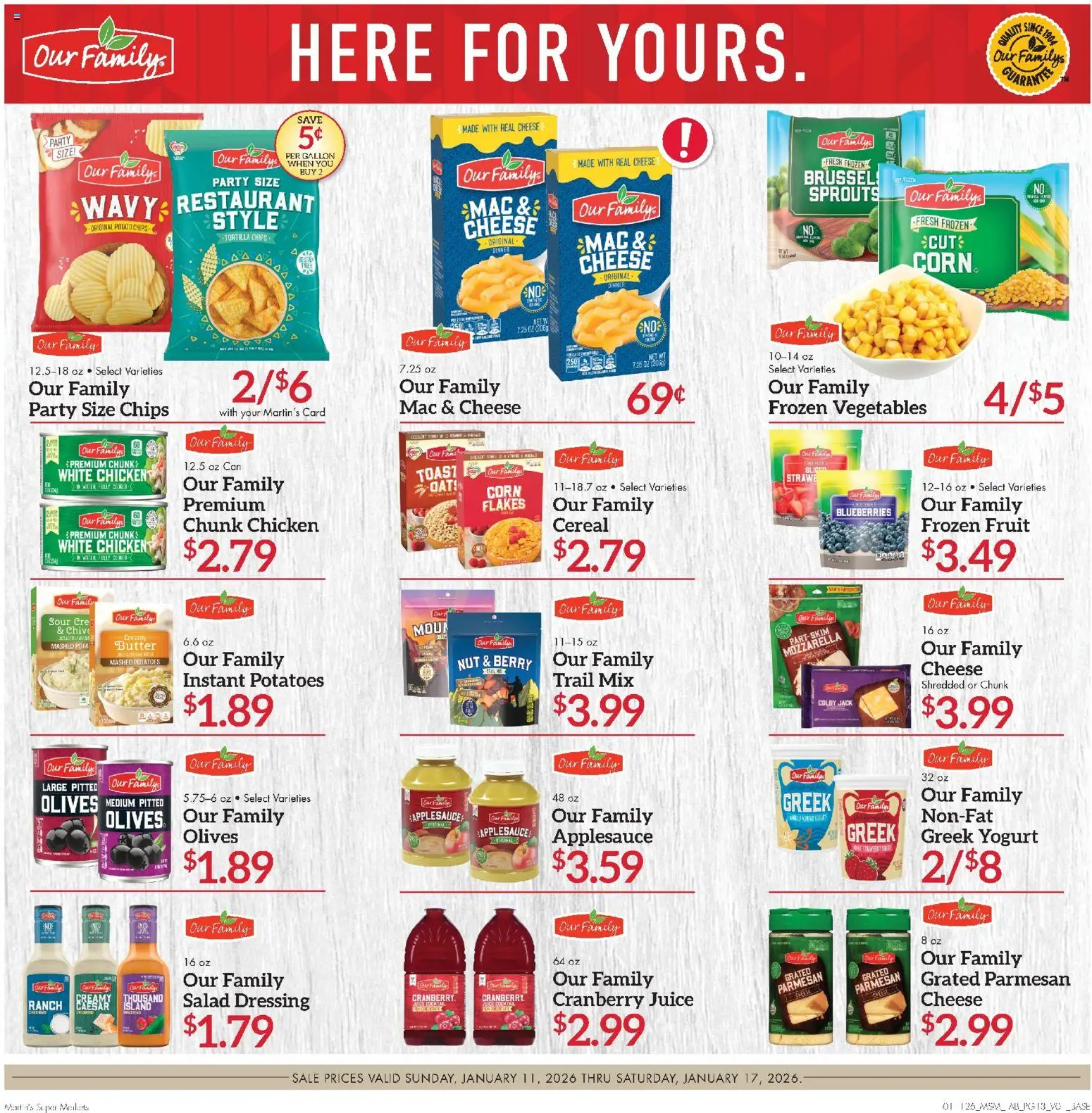 Martin’s - Next Ad - IN - valid from 11.01.2026 | Page: 13 | Products: Cheese, Juice, Flakes, Blueberries