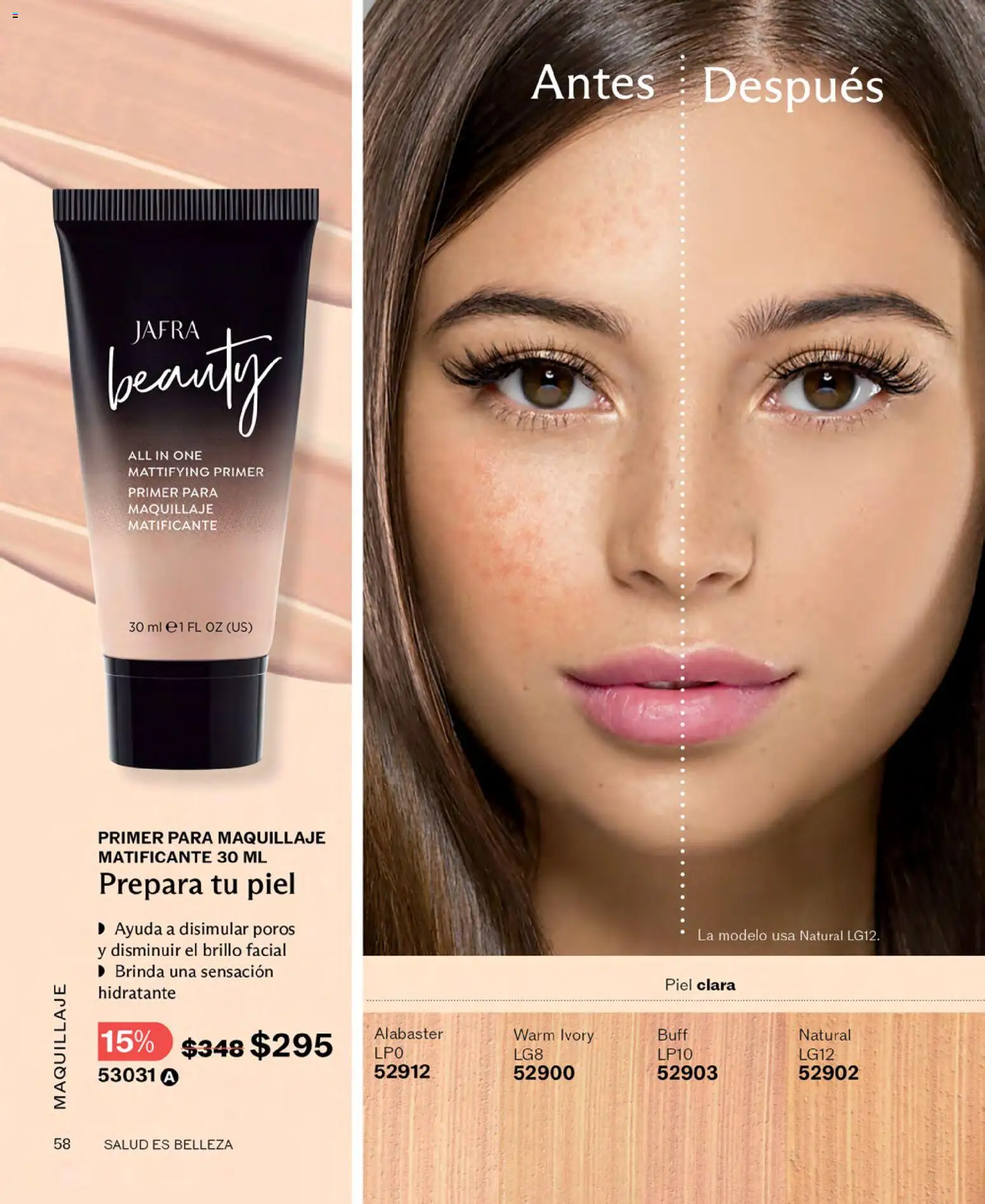 Nuevas ofertas de JAFRA válidas en toda la República Mexicana desde el 01.03.2026. ¡Encuentra las mejores ofertas en JAFRA catálogo! | Página: 58