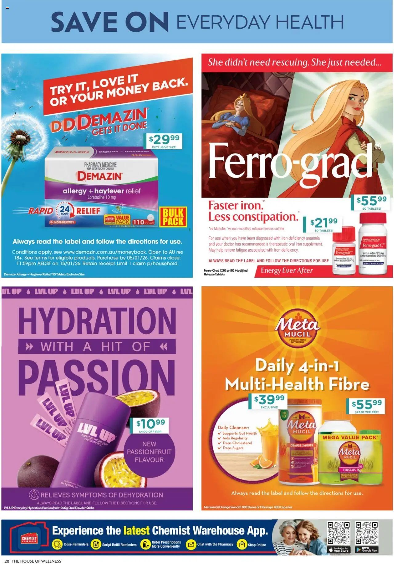 Chemist Warehouse catalogue - valid from 16.10.2025 | Page: 28 | Products: Powder, Passionfruit, Tablets, Allergy