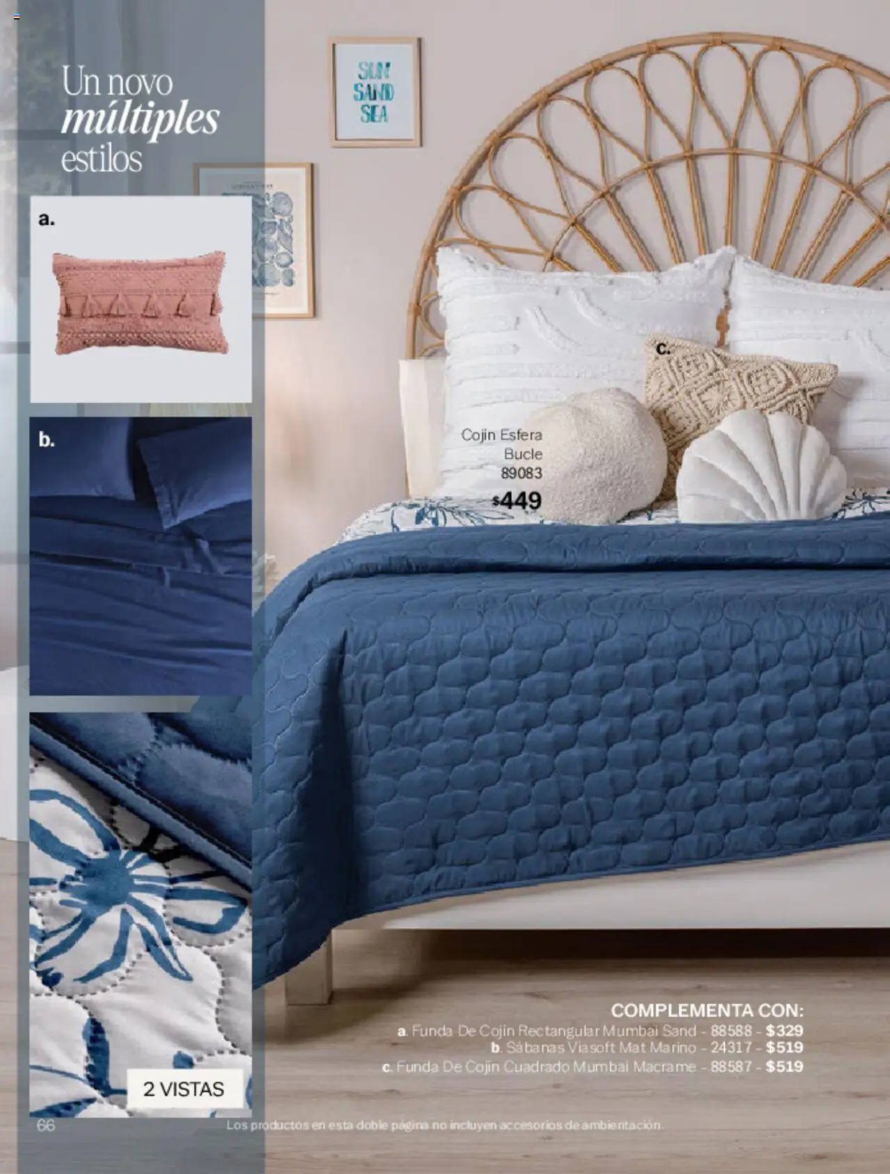 Nuevas ofertas de Vianney válidas en toda la República Mexicana desde el 07.03.2025. ¡Encuentra las mejores ofertas en Vianney catálogo Primavera! | Página: 68 | Productos: Funda, Sabanas