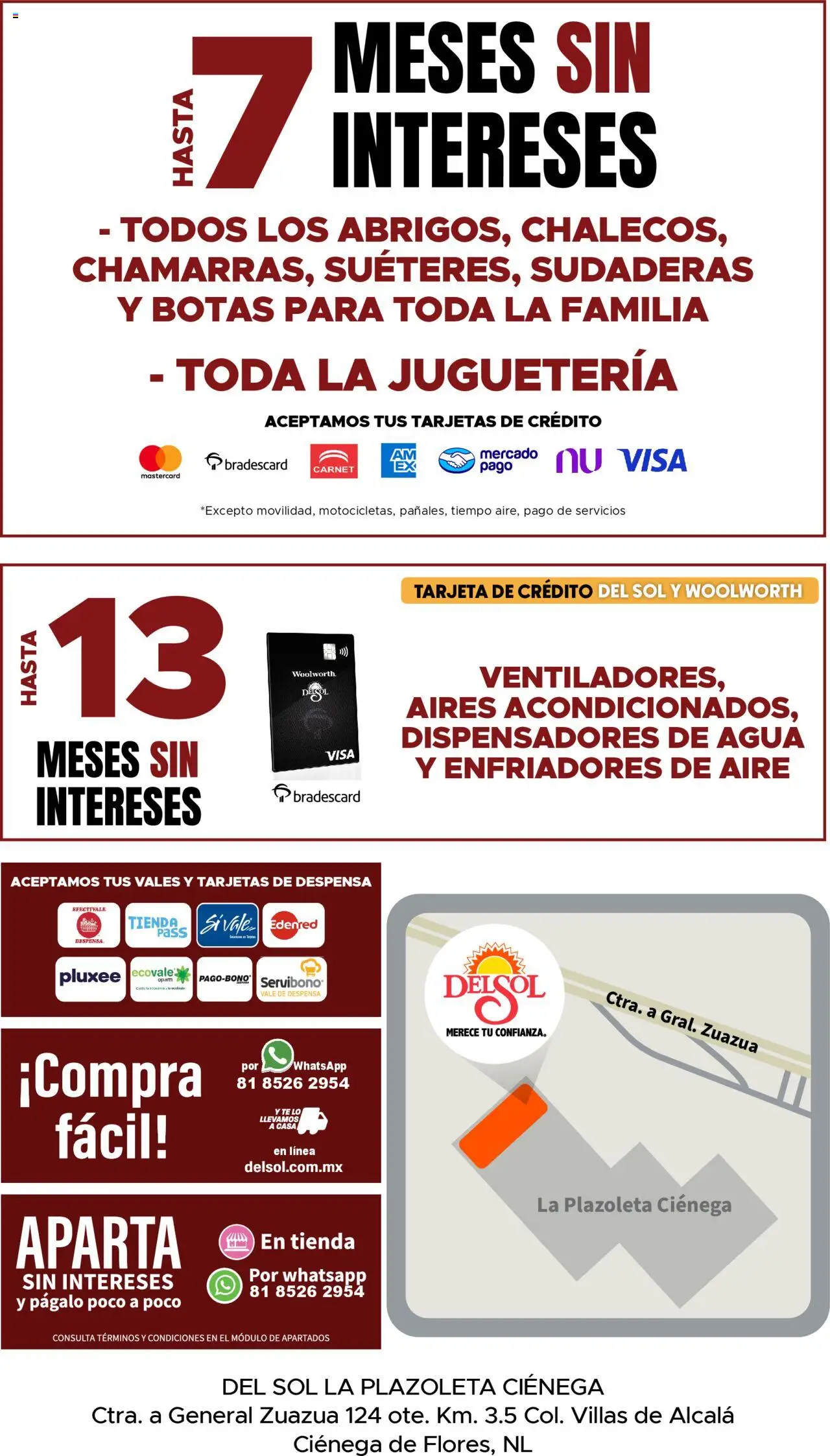 Nuevas ofertas de Del Sol y Woolworth válidas en toda la República Mexicana desde el 16.10.2025. ¡Encuentra las mejores ofertas en Del Sol y Woolworth - Catálogo Aniversario Apertura Del Sol Ciénega! | Página: 21 | Productos: Botas, Agua, Despensa, Té