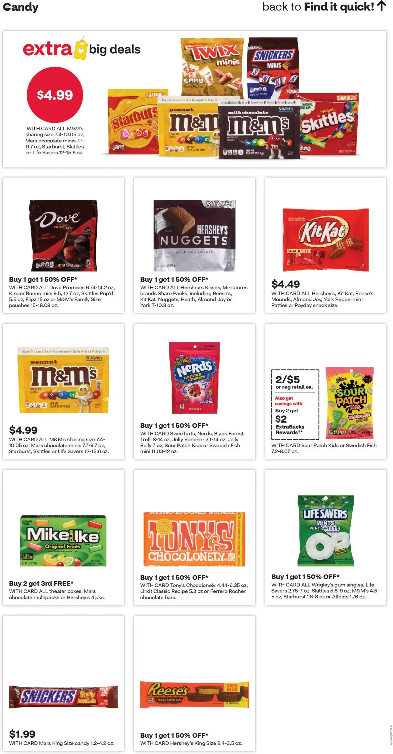CVS Pharmacy Weekly Ad - CT - valid from 03.08.2025 | Page: 15 | Products: Milk, Butter, Fish, Fruits