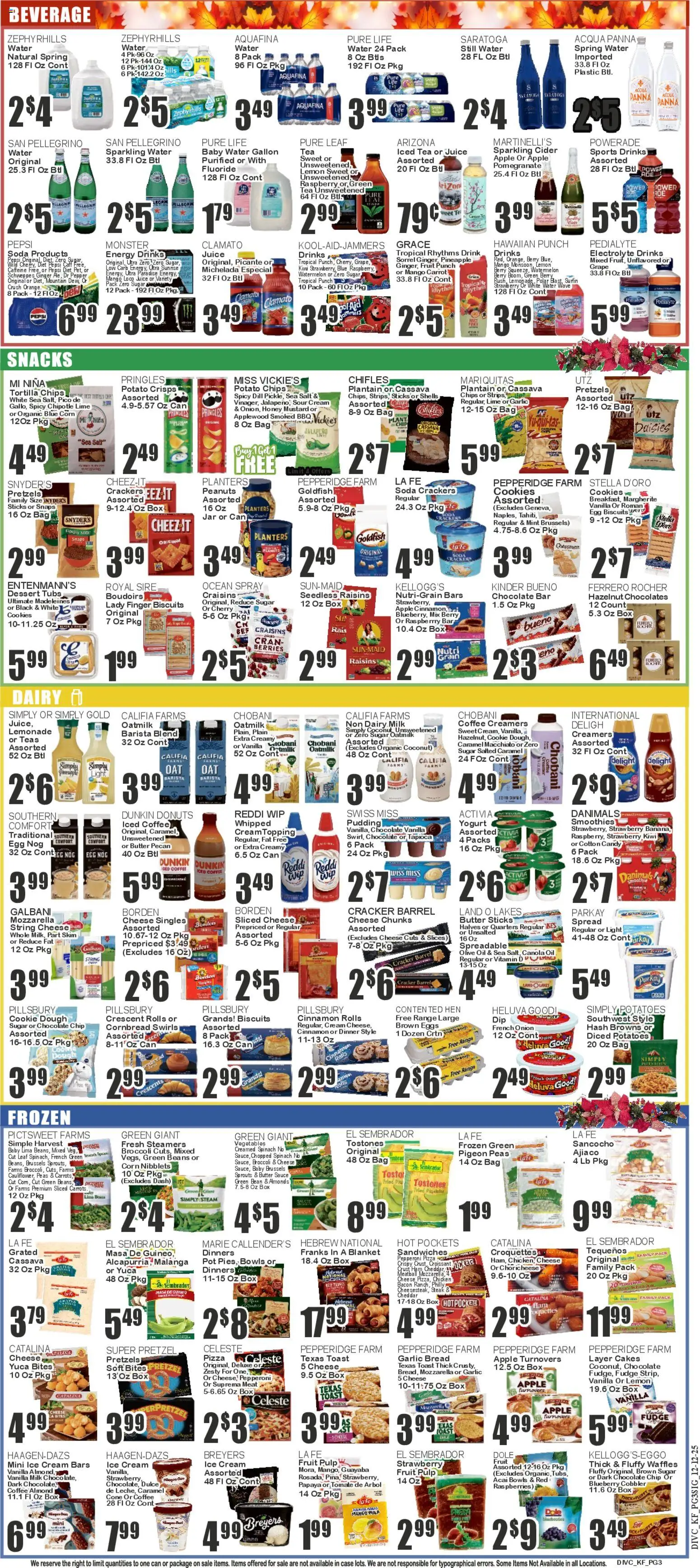 Food Universe Weekly Ad - valid from 12.12.2025 | Page: 3 | Products: Chips, Cookies, Sugar, Garlic