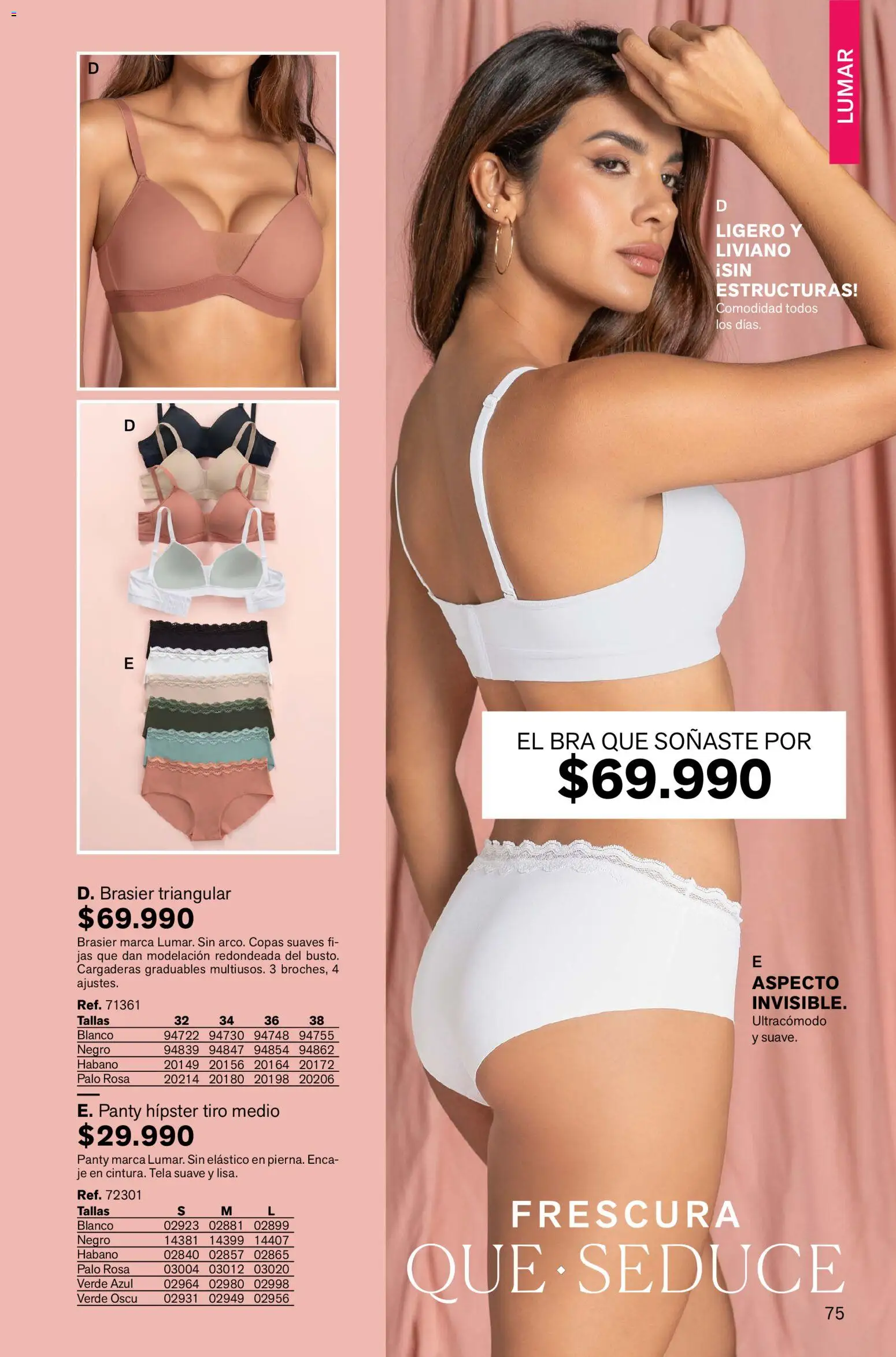 Leonisa revista - valida desde el 13.11.2025 | Página: 75 | Productos: Brasier