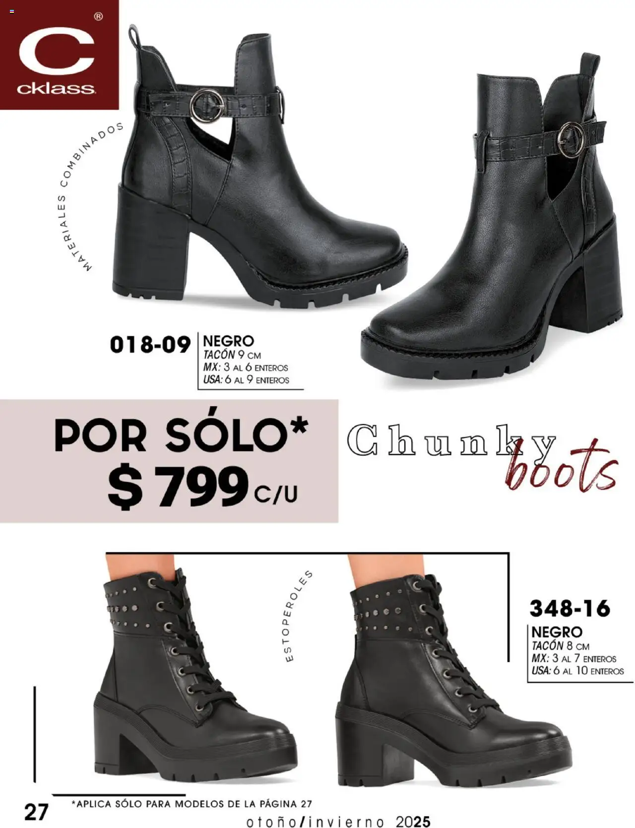 Nuevas ofertas de Cklass válidas en toda la República Mexicana desde el 14.07.2025. ¡Encuentra las mejores ofertas en Cklass catálogo Botas! | Página: 28