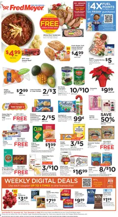 Preview of Fred Meyer weekly ads valid from 28.11.2025