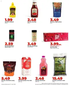Preview of HyVee weekly ads valid from 27.04.2026 | Page: 20 | Products: Powder, Milk, Ketchup, Garlic