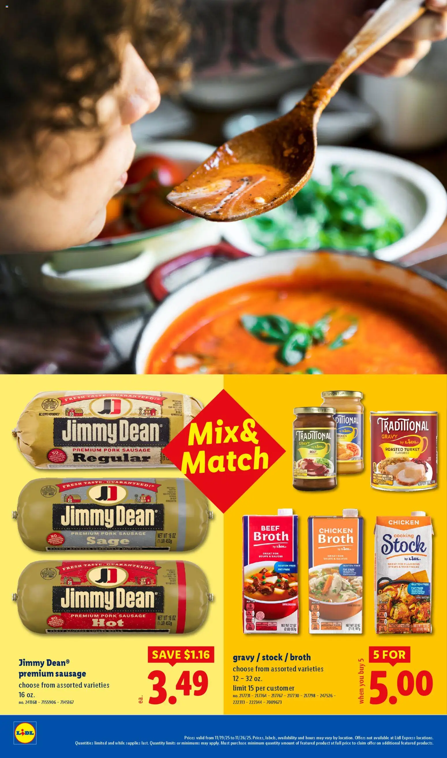 Lidl Early Black Friday - valid from 19.11.2025 | Page: 8 | Products: Pork, Beef, Vegetables, Sausage