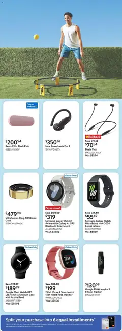 Walmart flyer valid from 19.06.2025 | Page: 14 | Products: Watch, Monitor, Case, Smartwatch