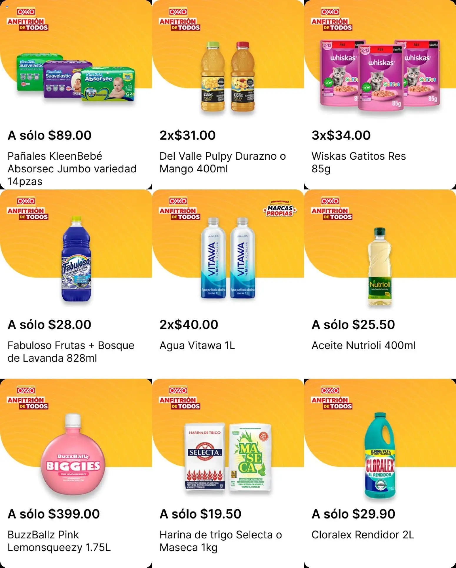 Nuevas ofertas de OXXO válidas en toda la República Mexicana desde el 16.04.2026. ¡Encuentra las mejores ofertas en OXXO folleto! | Página: 13 | Productos: Harina, Mango, Res, Pañales