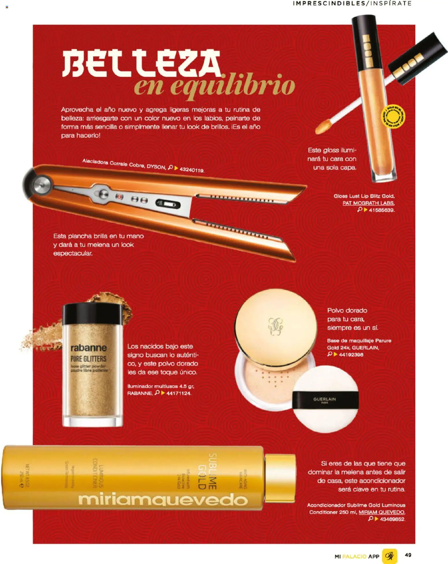 Nuevas ofertas de Palacio De Hierro válidas en toda la República Mexicana desde el 02.02.2026. ¡Encuentra las mejores ofertas en Palacio De Hierro catálogo! | Página: 51 | Productos: Base de maquillaje, Iluminador, Polvo, Acondicionador