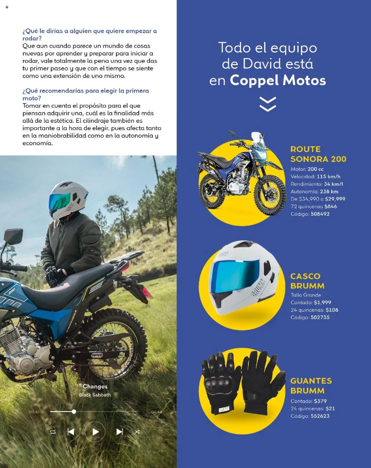 Nuevas ofertas de Coppel válidas en toda la República Mexicana desde el 01.10.2025. ¡Encuentra las mejores ofertas en Coppel - Catálogo Motos! | Página: 19 | Productos: Guantes, Extensión