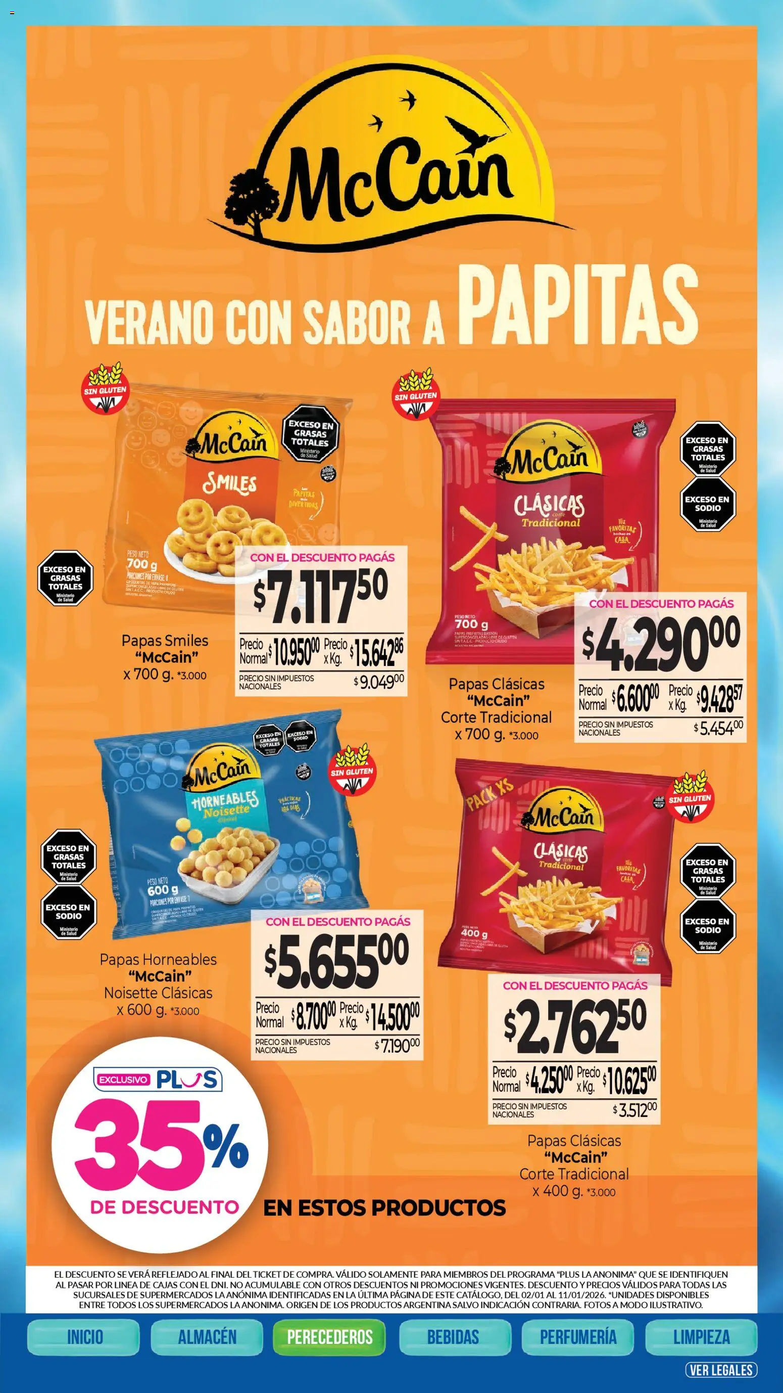 La Anonima - catalogos │ válido desde el 02.01.2026 | Página: 17 | Productos: Peso