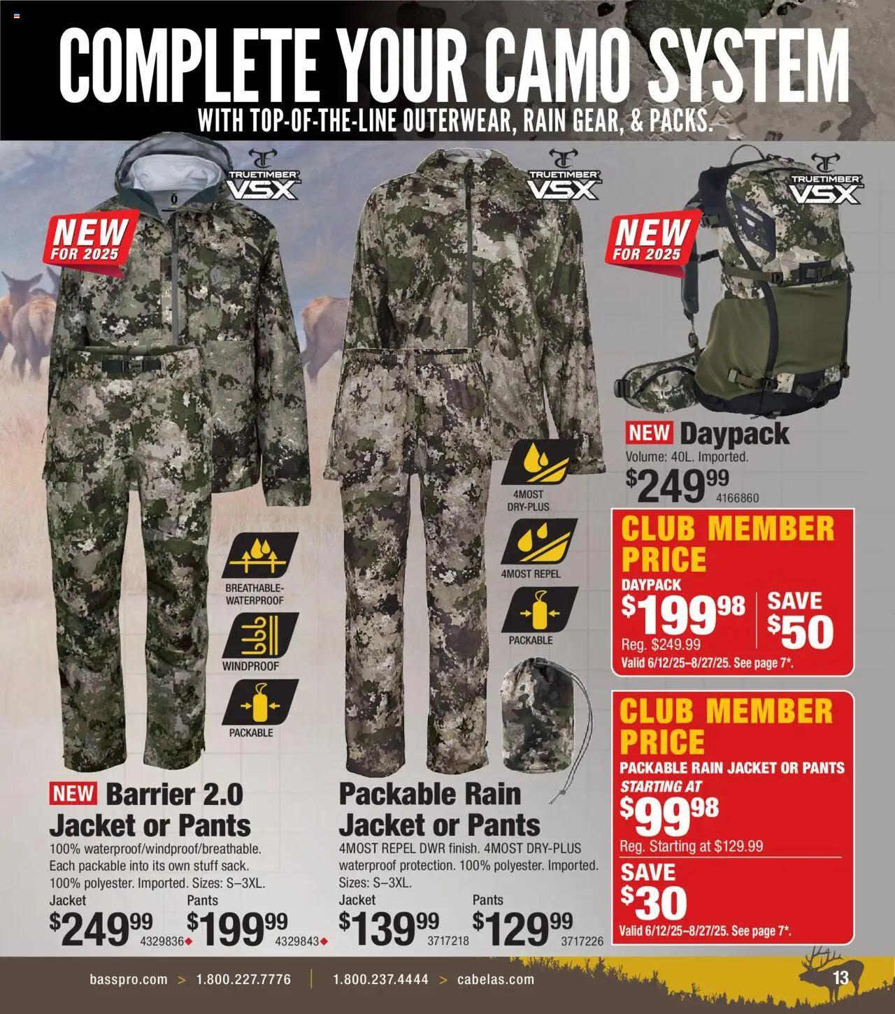 Cabela's Big Game Hunting 25 - valid from 12.06.2025 | Page: 13 | Products: Jacket, Pants