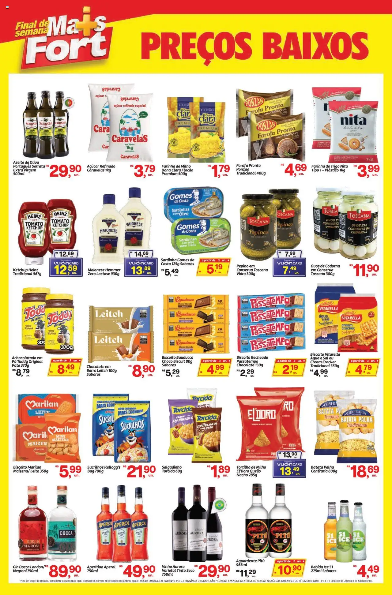 Fort Atacadista Folheto - válido de 20.09.2025 | Página: 2 | Produtos: Cará, Bebida, Maionese, Biscoito recheado