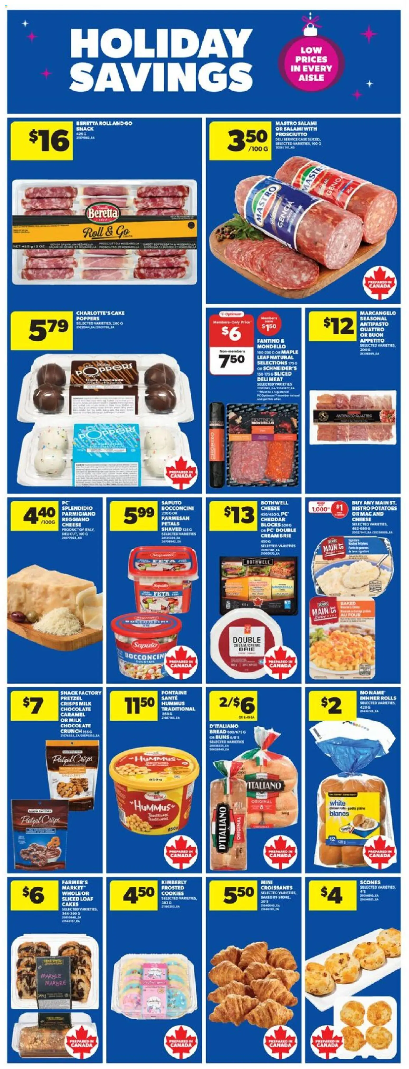 Real Canadian Superstore flyer valid from 04.12.2025 | Page: 17 | Products: Potatoes, Case, Chocolate, Salami
