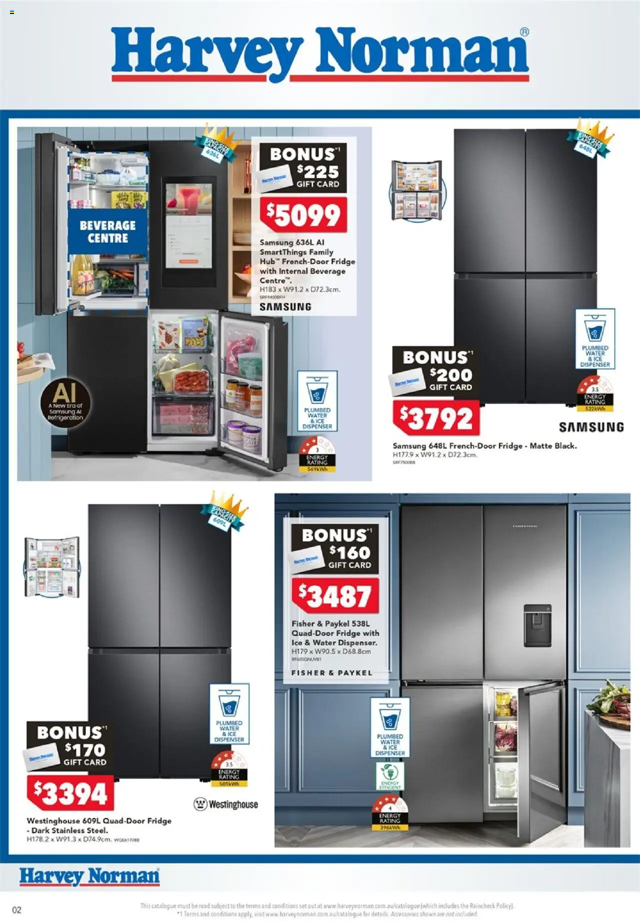 Harvey Norman catalogue - valid from 08.08.2025 | Page: 2 | Products: Water, Accessories, Fridge