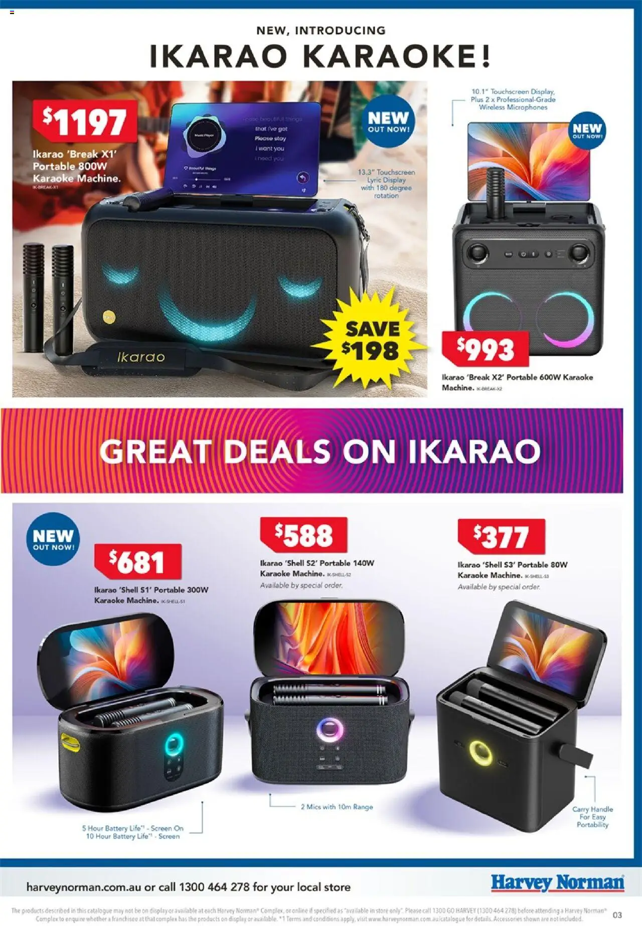 Harvey Norman catalogue - valid from 02.08.2025 | Page: 3 | Products: Battery, Accessories, Portable, Screen