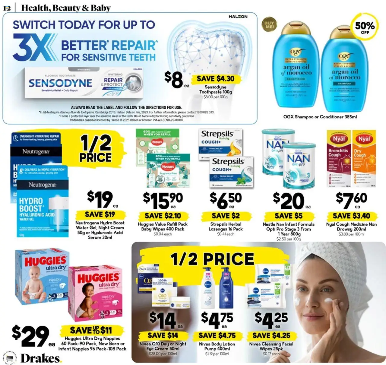 Drakes catalogue - valid from 20.08.2025 | Page: 12 | Products: Brush, Oil, Cream, Water