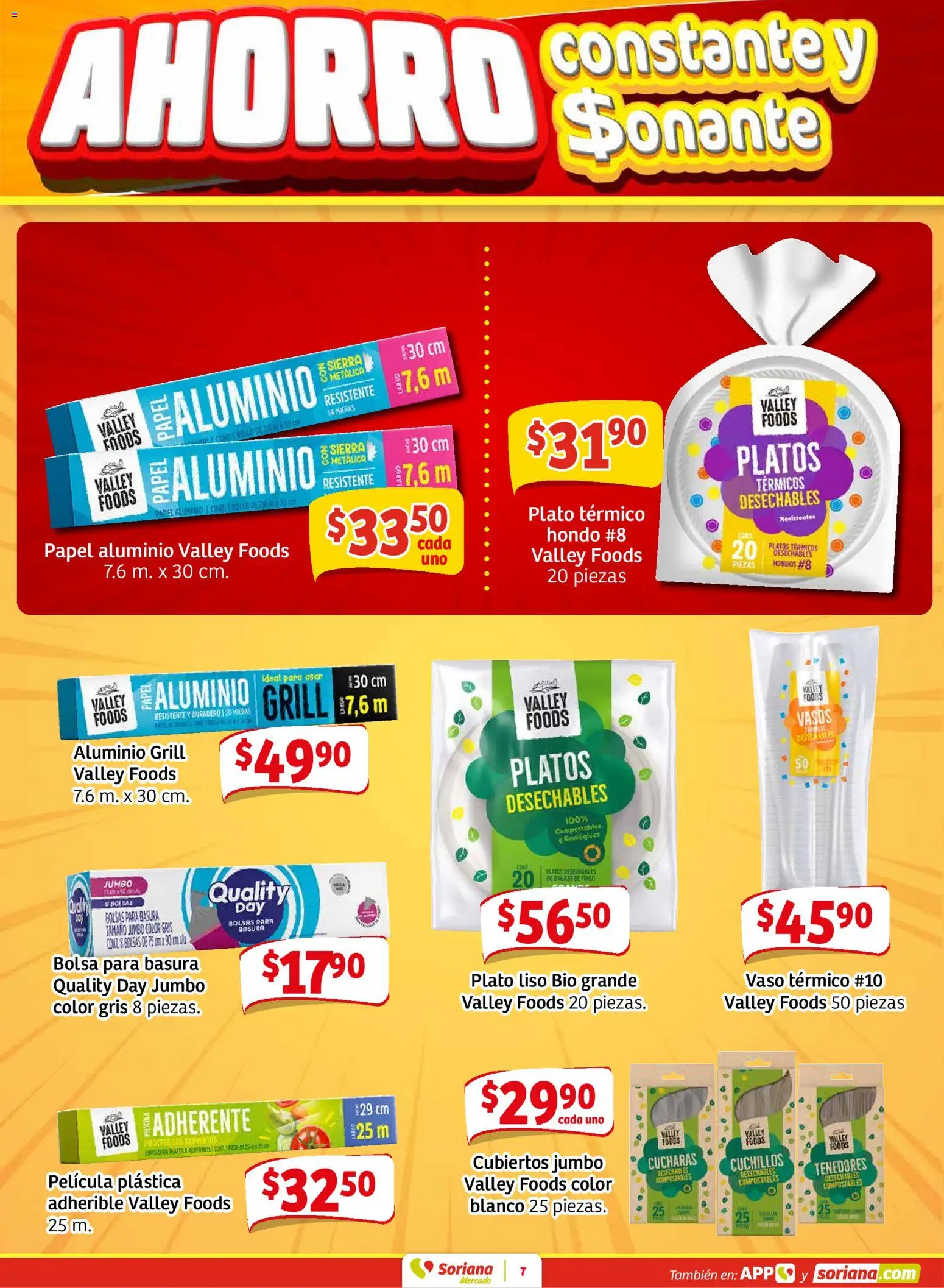 Nuevas ofertas de Soriana válidas en toda la República Mexicana desde el 02.01.2026. ¡Encuentra las mejores ofertas en Soriana - Pesito Valedor Mercado: Ags, Col, Gto, Jal, Mich! | Página: 15 | Productos: Bolsa, Sierra, Vasos
