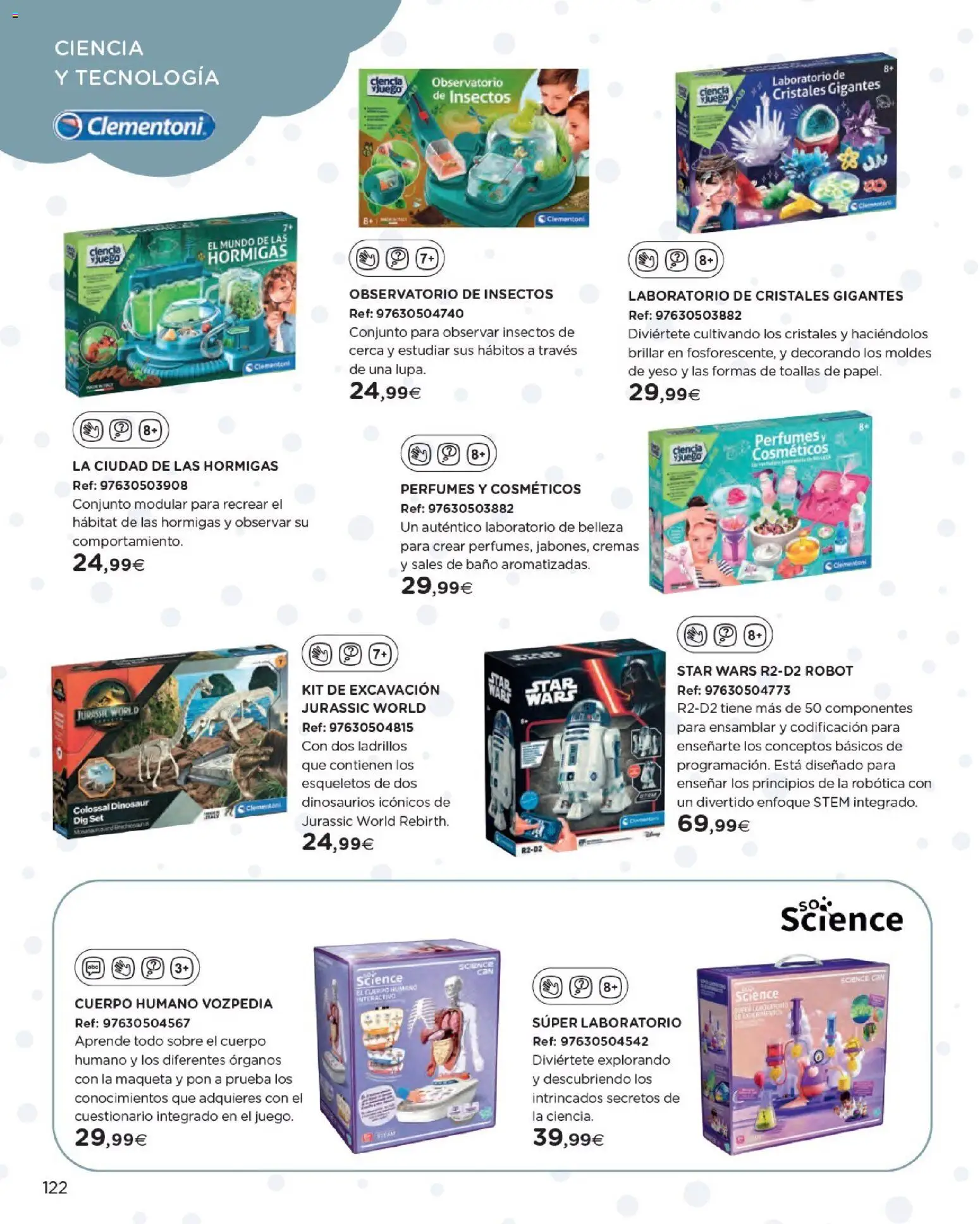 Nuevas ofertas de El Corte Inglés válidas en toda la República Mexicana desde el 27.10.2025. ¡Encuentra las mejores ofertas en El Corte Inglés catálogo Juguetes! | Página: 122 | Productos: Conjunto, Modular, Toallas, Sobre