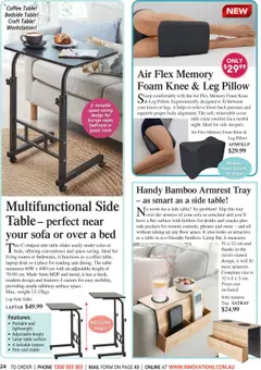 Preview of Innovations Catalogue Summer Gifting Made Easy - valid from 22.10.2025 | Page: 24 | Products: Bedside table, Sofa, Phone, Weight